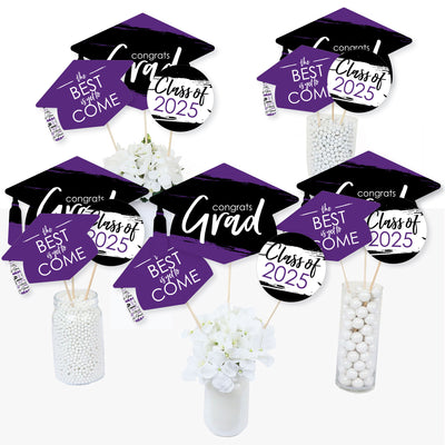 Purple Grad - Best is Yet to Come - Mini Candy Bar Wrappers, Round ...
