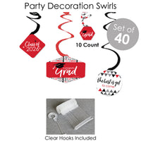 Red Grad - Best is Yet to Come - 2026 Red Graduation Party Supplies - Banner Decoration Kit - Fundle Bundle