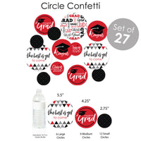 Red Grad - Best is Yet to Come - 2026 Red Graduation Party Supplies - Banner Decoration Kit - Fundle Bundle