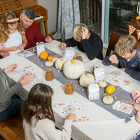 Happy Thanksgiving - Bingo Cards and Markers - Fall Harvest Party Bingo Game - Set of 18