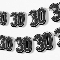30th Birthday Garland Banner - 15 Pc
