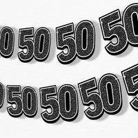 50th Birthday Garland Banner - 15 Pc