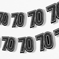 70th Birthday Garland Banner - 15 Pc