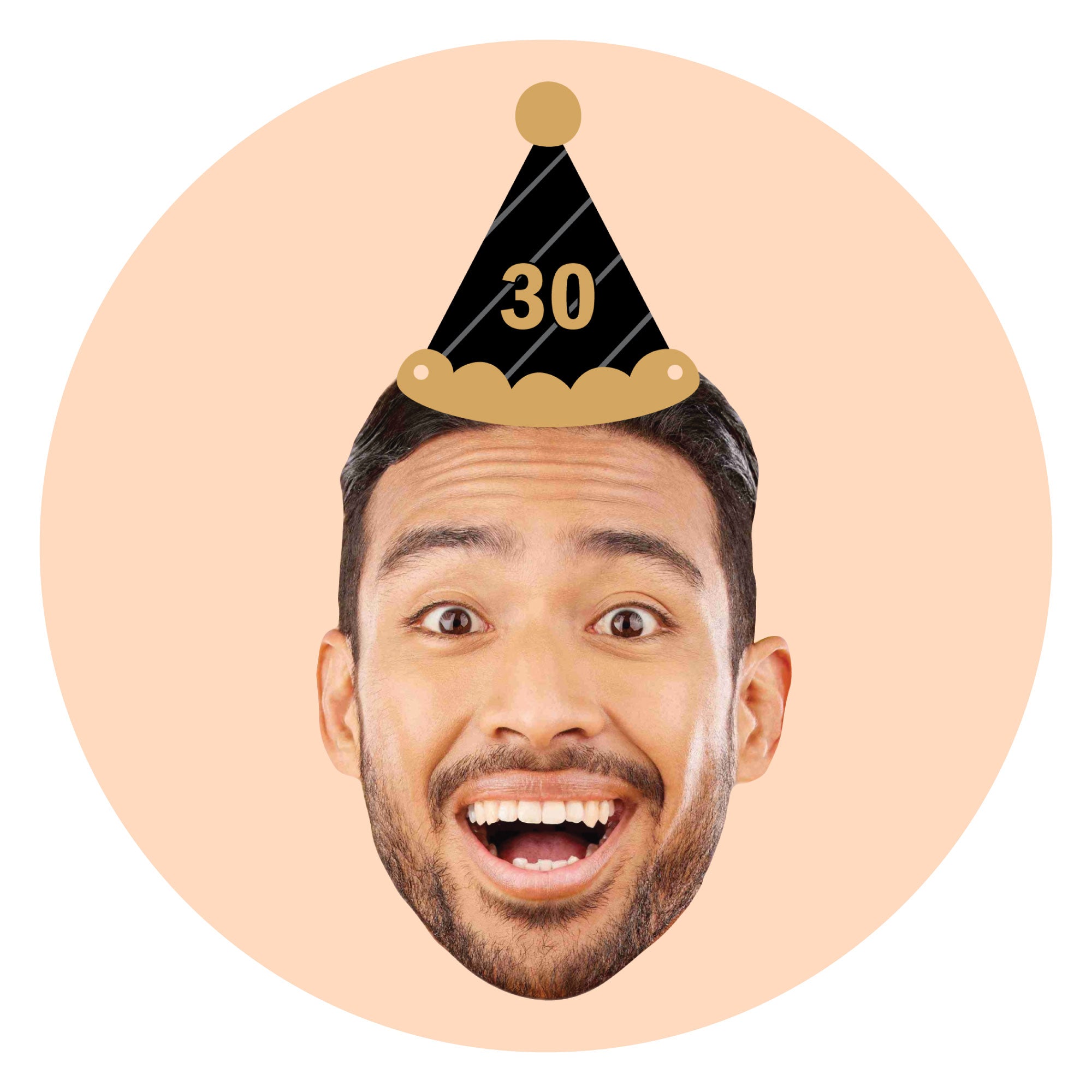 Adult Happy Birthday - Gold - Birthday Party Game Pickle Cards