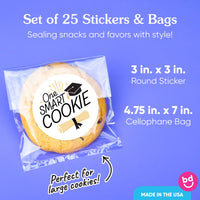 25-count cookie bags with round seals