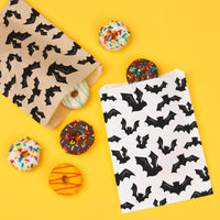 Paper Treat Bags - Black Bats - 25 Ct