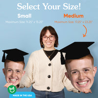Custom Graduation Big Head Cutouts - Multiple Sizes - 1 Piece