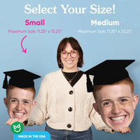 Custom Graduation Big Head Cutouts - Multiple Sizes - 1 Piece