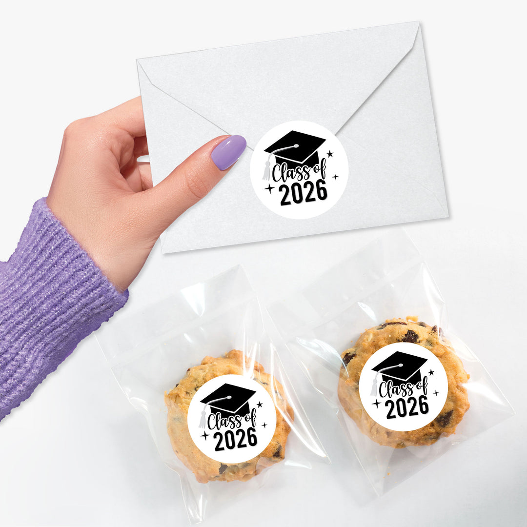 2026 Graduation Envelope Seal Stickers - 120 Ct