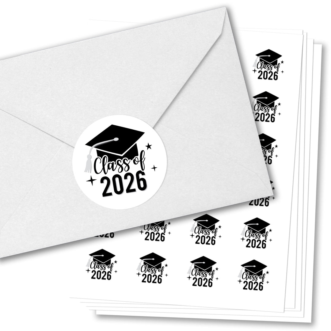 2026 Graduation Envelope Seal Stickers - 120 Ct