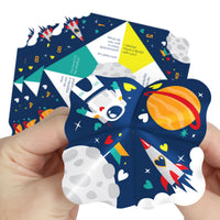 Blast Off to Outer Space Valentine Fortune Tellers - 12 Ct