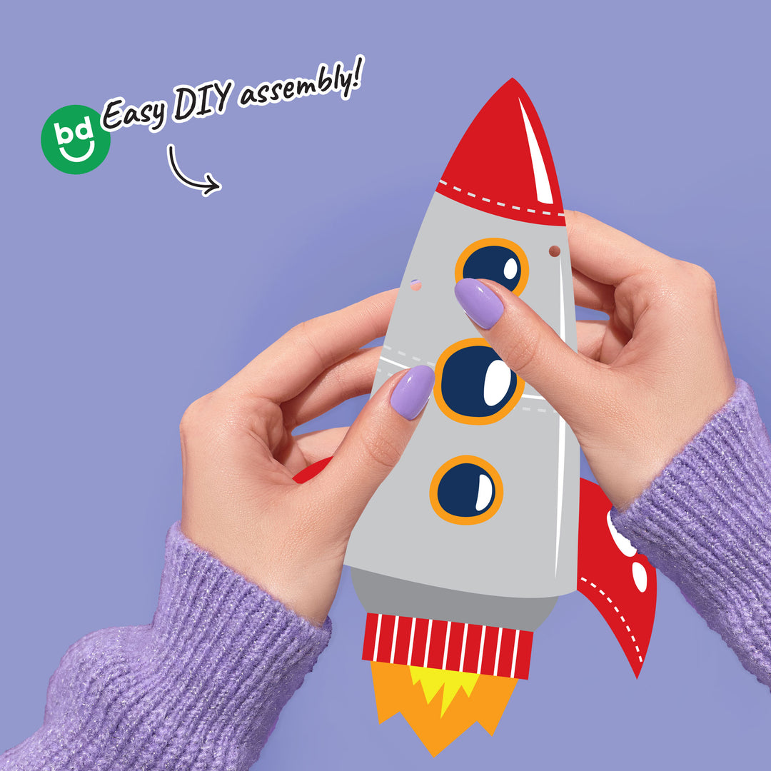 Outer Space Garland Banner - 15 Pc