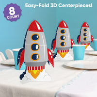 Outer Space 3D Centerpieces - 8 Ct