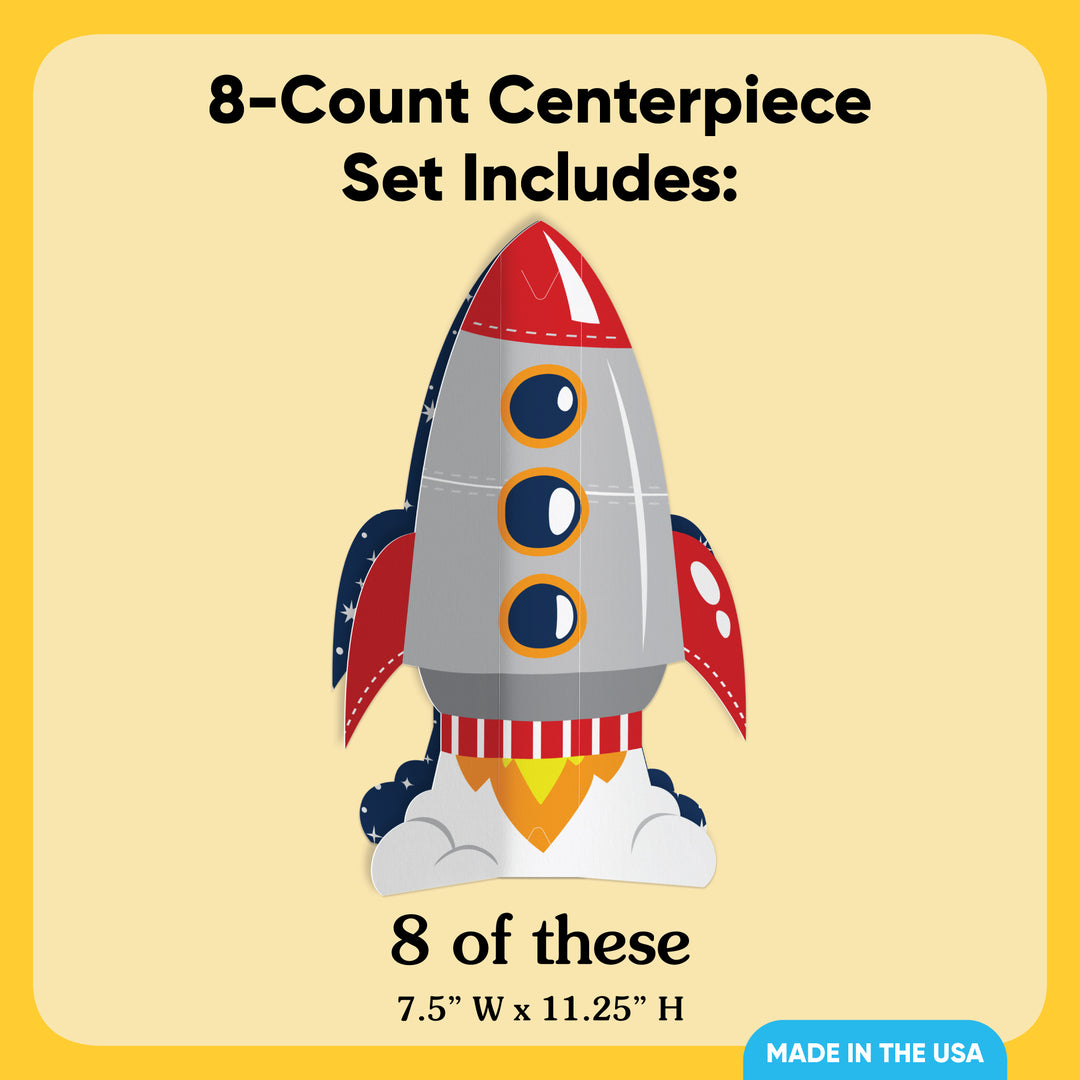 Outer Space 3D Centerpieces - 8 Ct