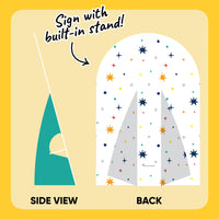 Outer Space Party Signs Set - 6 Ct