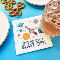 Custom Text Napkins - Outer Space