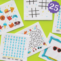 Big Dot of Happiness Boy Birthday Beverage Game Napkins, Blue Birthday Party Game and Activities, 4.75 x 4.75 Folded Napkins, 3-ply, Set of 5 Game Kid Napkins, 25 ct