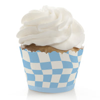 Checkered Cupcake Wrappers - 12 Ct
