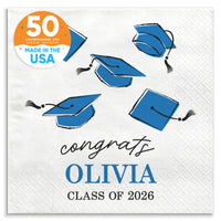 Custom Text - Grad Napkins