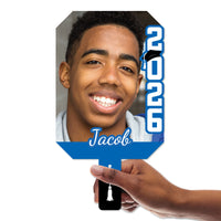 Custom Grad Blue Photo Paddle 1, 3, 6, or 12 Pc