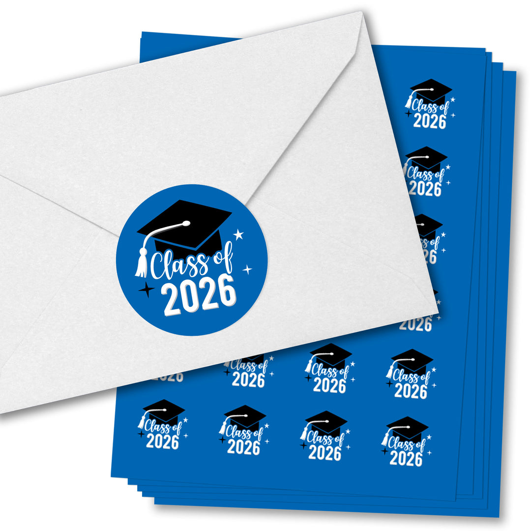 2026 Graduation Envelope Seal Stickers - 120 Ct