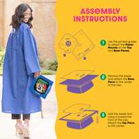 Graduation cap assembly instructions 