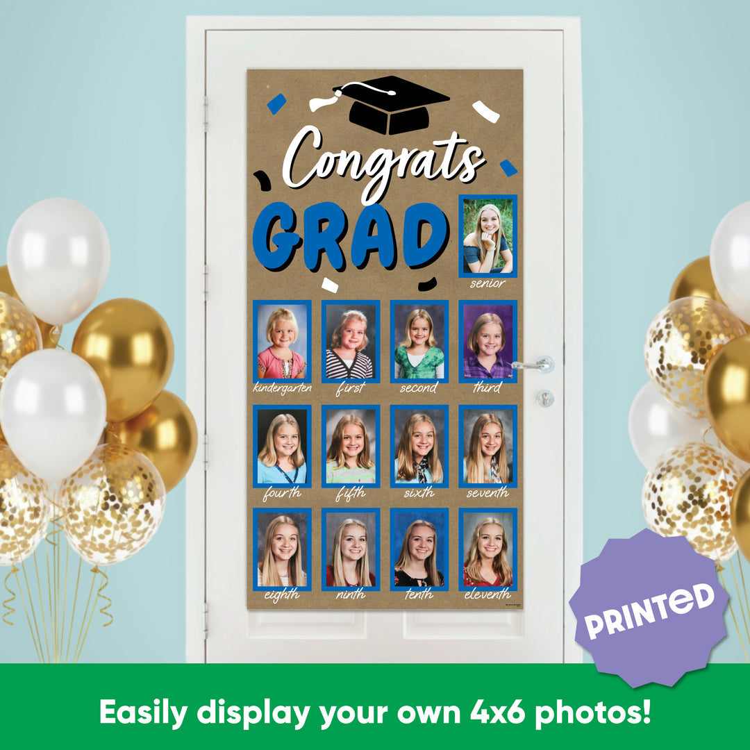 Blue Grad Kraft Photo Banner