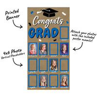 Blue Grad Kraft Photo Banner