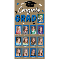 Blue Grad Kraft Photo Banner