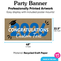 Blue Class of 2026 banner with mounts
