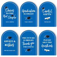 Graduation Party Table Signs Set - 6 Ct
