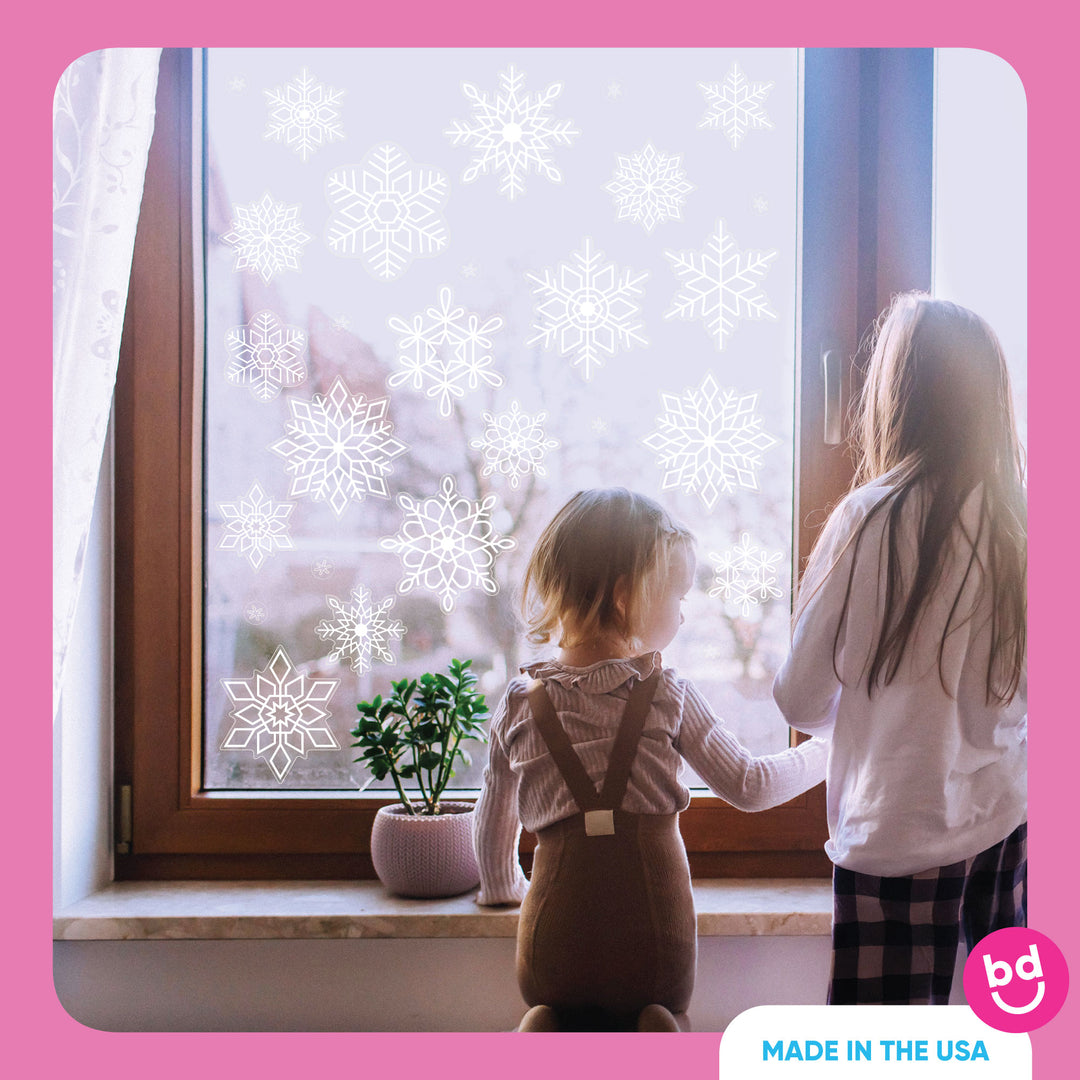 Snowflakes Window Clings