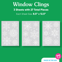 Snowflakes Window Clings