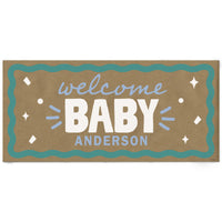 Blue custom baby banner main image 