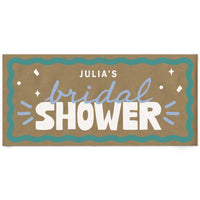 Blue custom bridal banner main image
