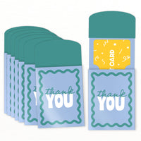 Blue and teal gift card holders set main image 