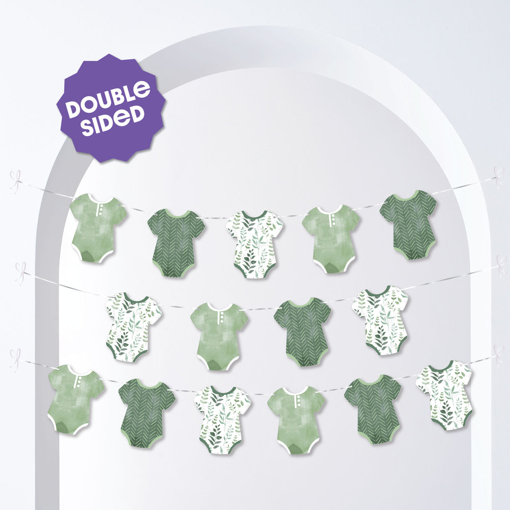 Boho Botanical Baby Garland Banner - 15 Pc (Copy)