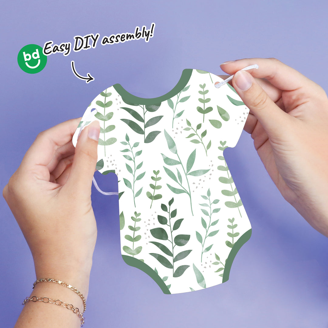 Boho Botanical Baby Garland Banner - 15 Pc (Copy)