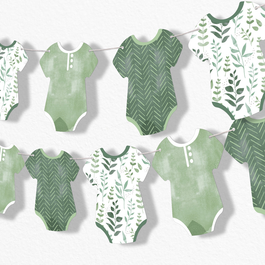 Boho Botanical Baby Garland Banner - 15 Pc (Copy)