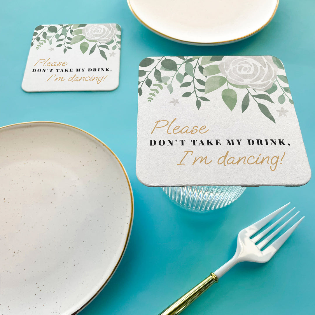 Drink Coasters - Boho Botanical - 25 Ct