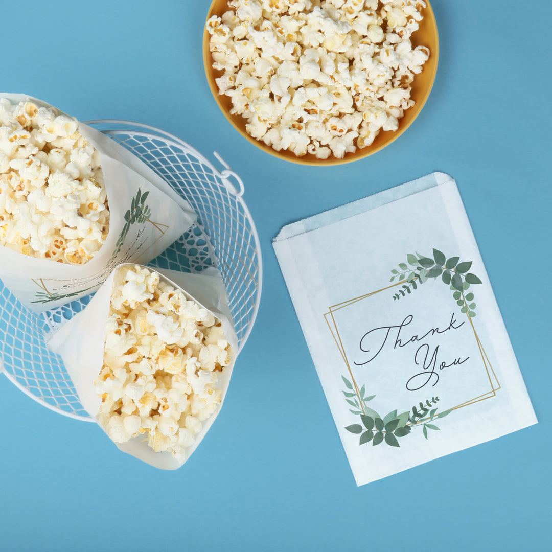 Paper Treat Bags - Boho Botanical - 25 Ct