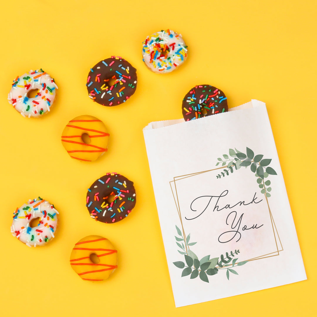 Paper Treat Bags - Boho Botanical - 25 Ct
