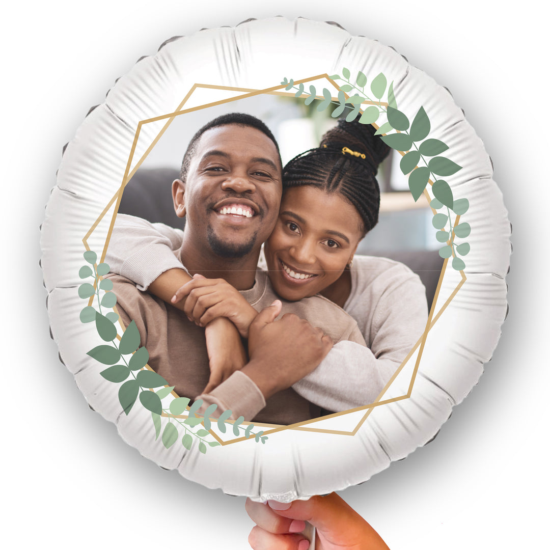 Personalized Photo Boho Balloon - Double Sided - 1 Ct