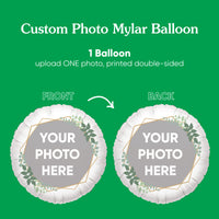 Personalized Photo Boho Balloon - Double Sided - 1 Ct