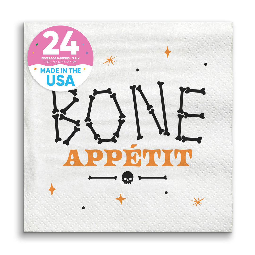 Napkins - Bone Appetit - 24 Ct