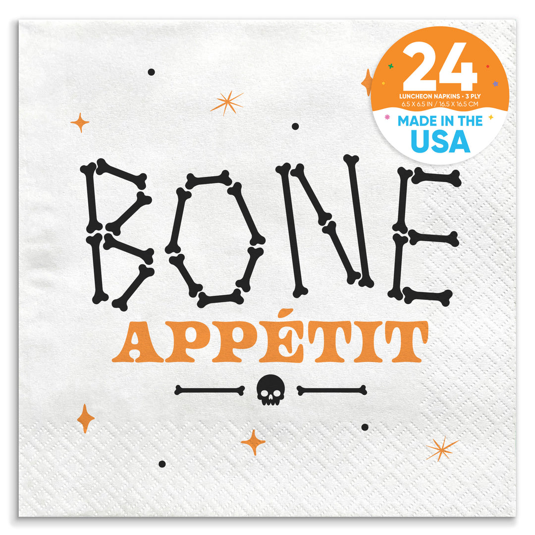 Napkins - Bone Appetit - 24 Ct