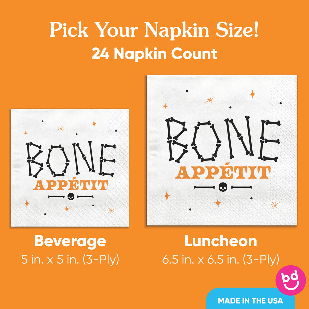 Napkins - Bone Appetit - 24 Ct