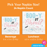 Napkins - Boo-y or Ghoul - 24 Ct