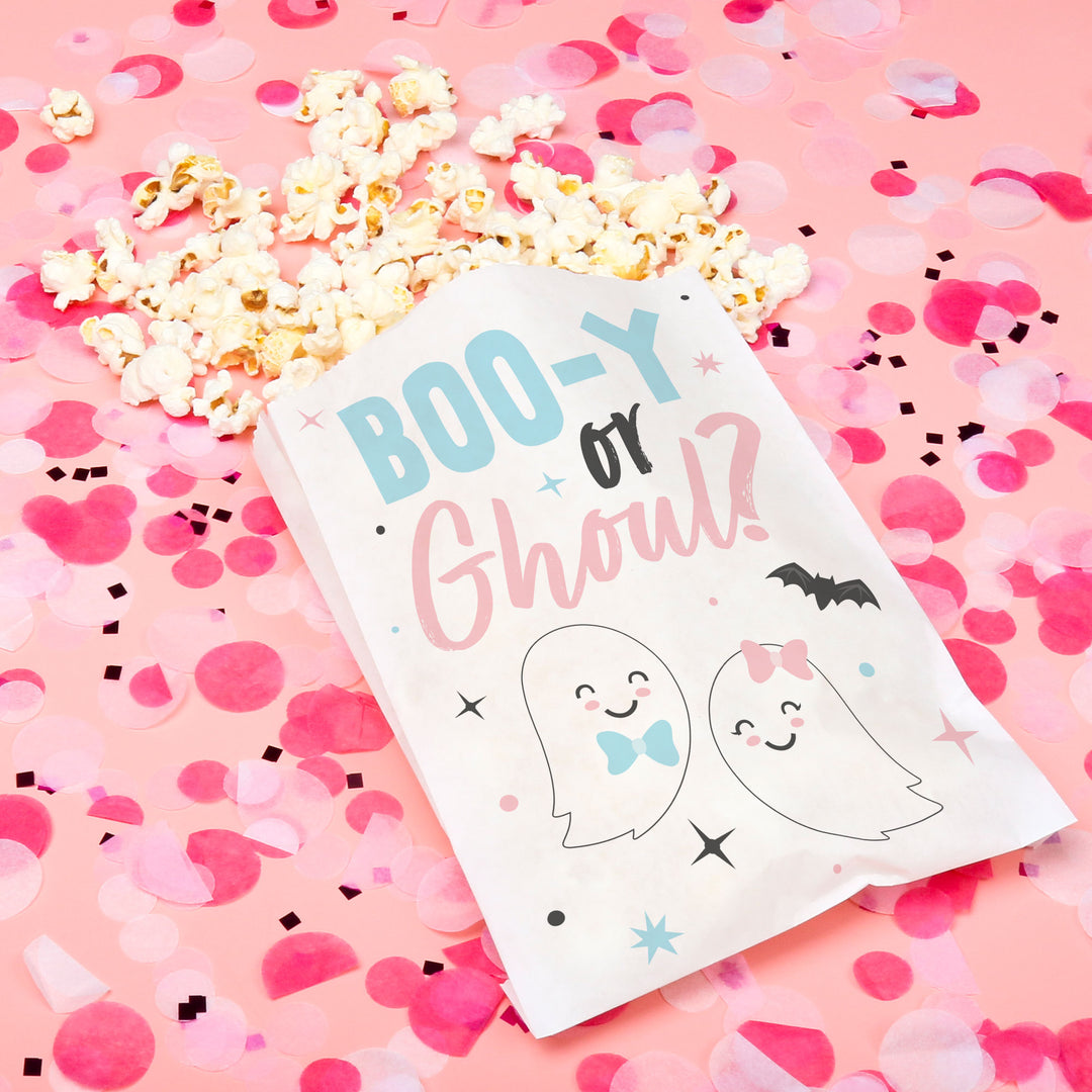 Paper Treat Bags - Boo-y or Ghoul - 25 Ct