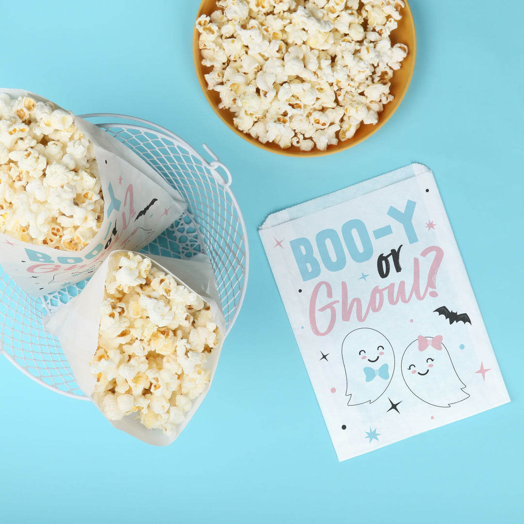 Paper Treat Bags - Boo-y or Ghoul - 25 Ct